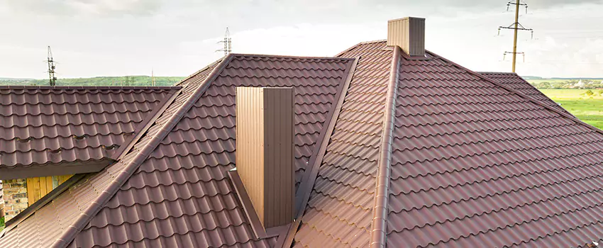 Residential Chimney Flashing Restoration in North Amityville, NY