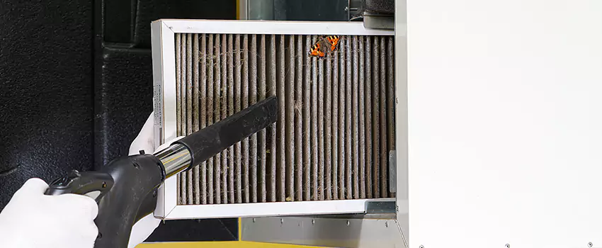 Clogged Air Duct Cleaning Process in North Amityville, NY