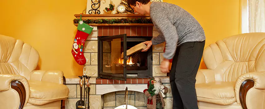 Gas to Wood-Burning Fireplace Conversion Services in North Amityville, New York