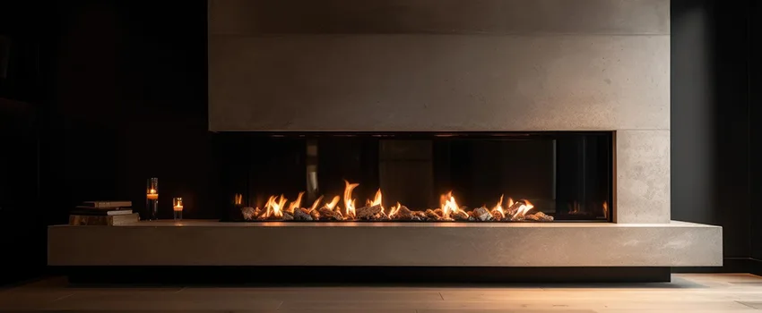 Gas Fireplace Ember Bed Design Services in North Amityville, New York