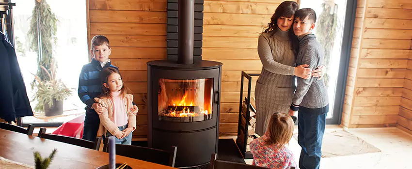 Morso Cast Iron Fireplace Insert Installation in North Amityville, New York