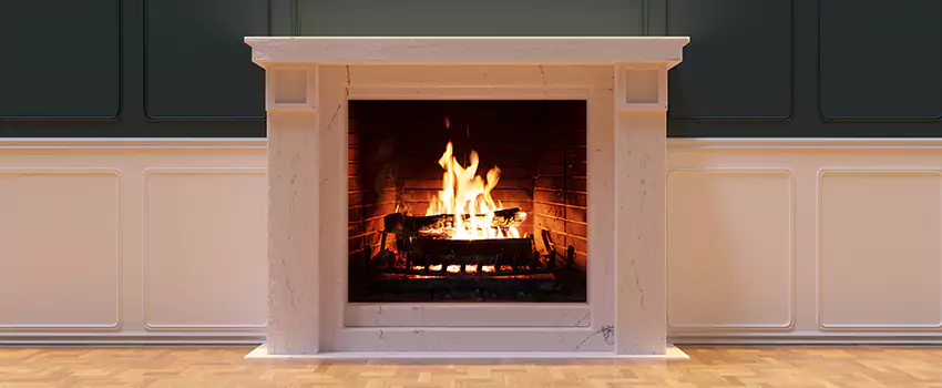 Open Flame Wood-Burning Fireplace Installation Services in North Amityville, New York