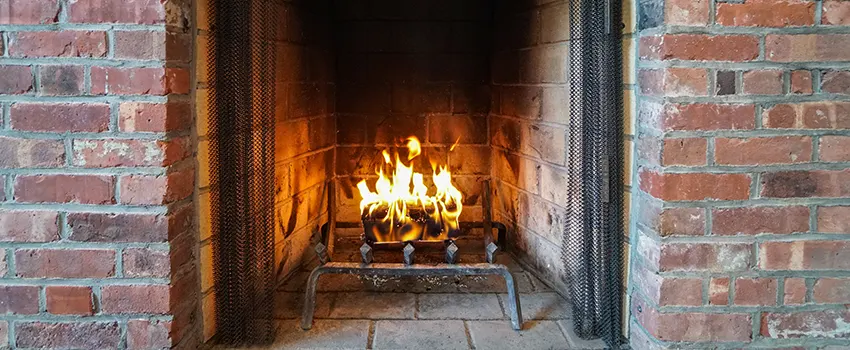 Repairing Damaged Fireplace Tiles in North Amityville, New York