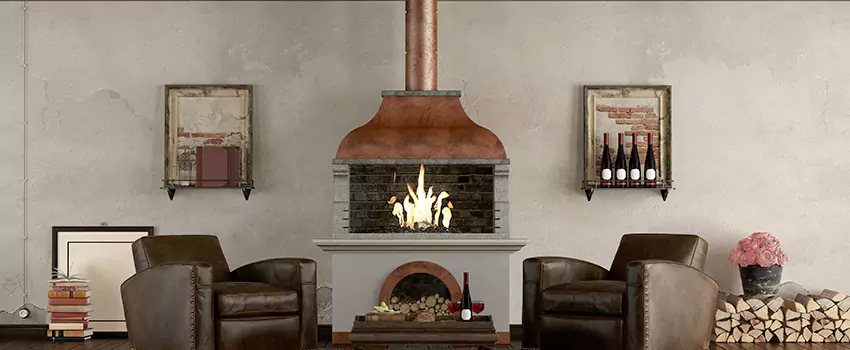Thelin Hearth Products Providence Pellet Insert Fireplace Installation in North Amityville, NY