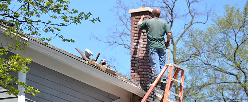 Vinyl and PVC Chimney Flashing Installation in North Amityville, NY