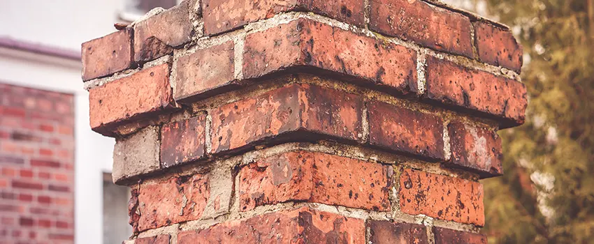 Cracked Chimney Bricks Repair Cost in North Amityville, New York